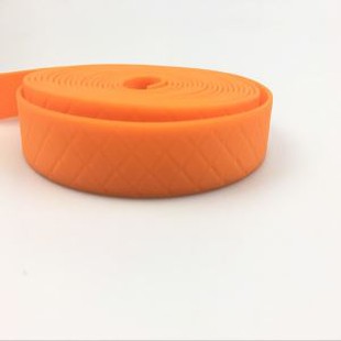 Orange Square Slitesterk PVC-belagt Nylon Webbing For Pet Supplies