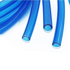 Gjennomskinnelig blå Fleksibel PVC slangen slange